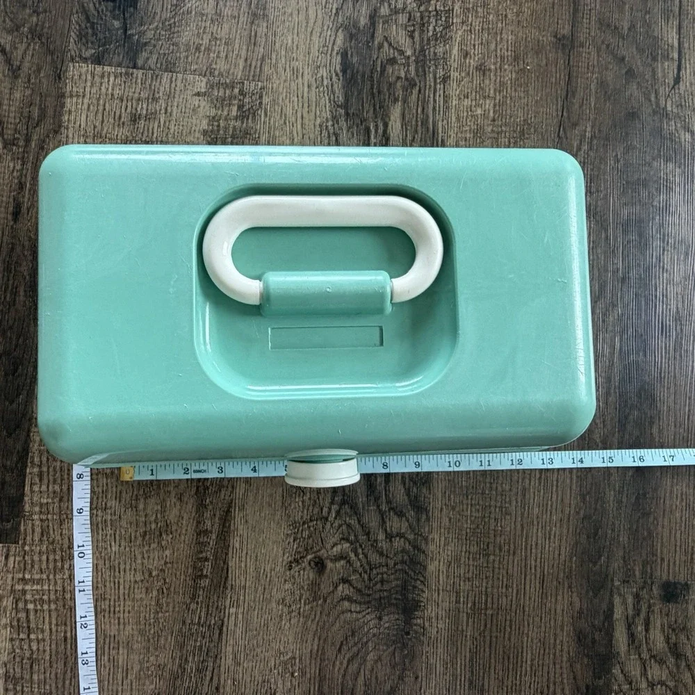 Caboodles On-The-Go Girl Makeup Box, Turquoise on Marble - Picture 8 of 10